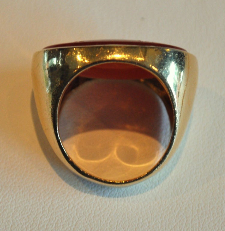 Carnelian Intaglio Ring
