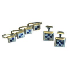 Sapphire and Diamond Dress Set