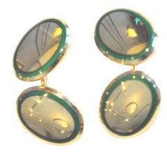 Tiffany
Co. Green Enamel Cufflinks Tiffany
Co. Green Enamel Cufflinks
