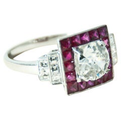 Beautiful Art Deco Style Cocktail Ring