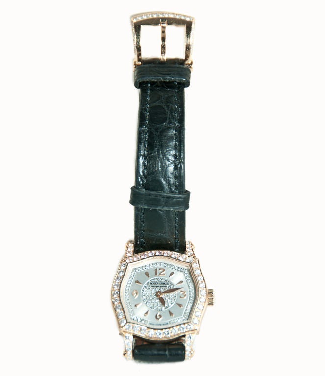 Ladies Rose Gold and Diamond Roger Dubois Watch
