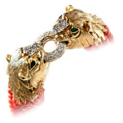 Fabulous Emis Lions Head Bracelet