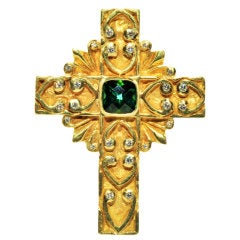Kelly Brown Tourmaline Cross