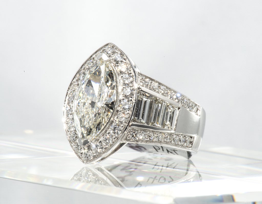 Impressive Marquise  Diamond Ring 1