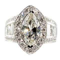 Impressive Marquise  Diamond Ring