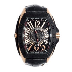 Franck Muller Rose Gold Conquistador Grand Prix Wristwatch