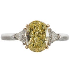 Tiffany & Co. Fancy Intense Yellow Diamond Ring