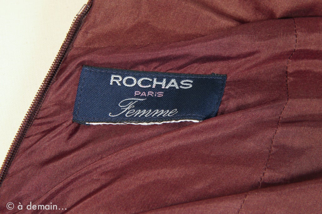 1980s Rare Rochas Evening Dress 6
