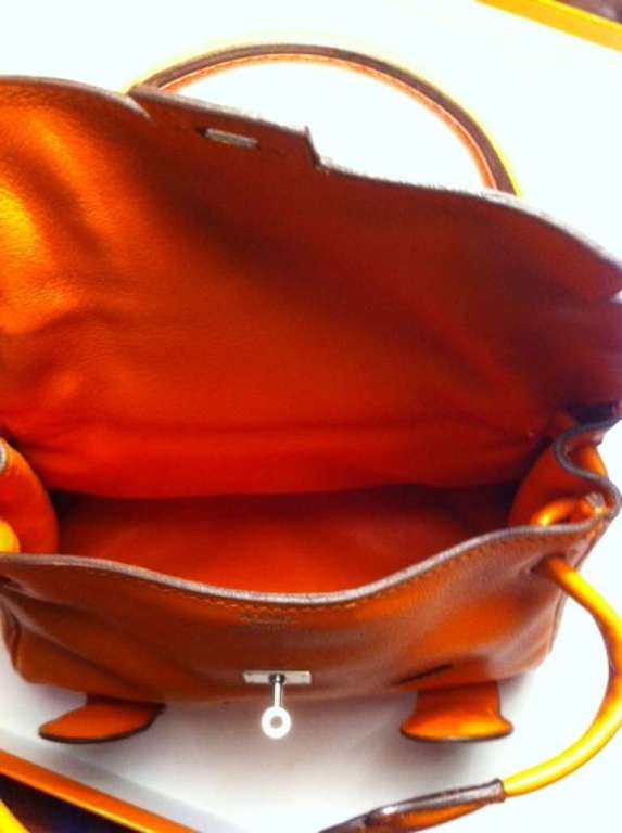 Hermes Kelly Idole (Kelly Doll) Gulliver Orange 2