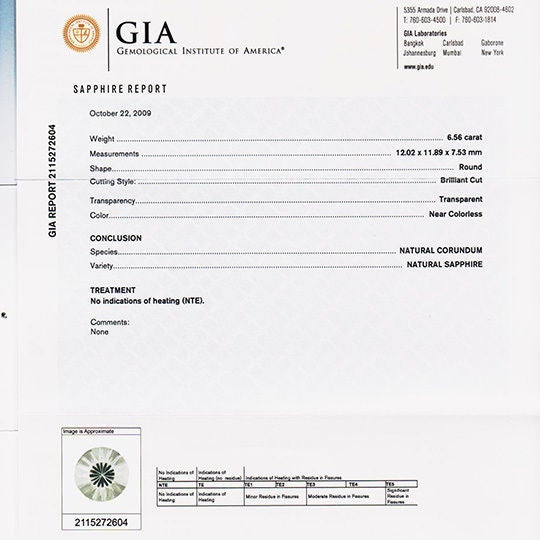 Round Cut Peter Suchy GIA Certified 7.88 Carat Sapphire Diamond Three-Stone Platinum Ring