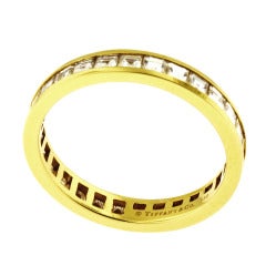 Tiffany & Co Channel Diamond Eternity Band Ring 2