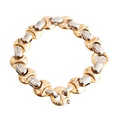 Braka Brev Italian Gold Link Bracelet