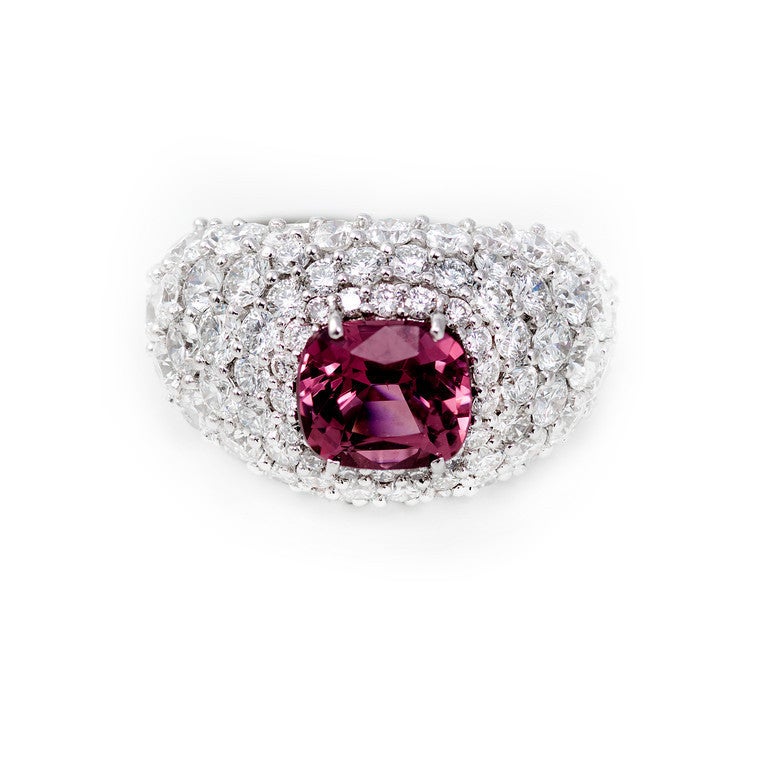 Miiori Spinel Diamond Dome Ring