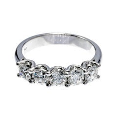 Wedding Band Diamond Platinum Ring 7