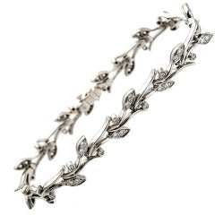 Tiffany & Co. Diamond Platinum Garland Bracelet 3