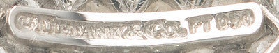 Tiffany & Co. Etoile Four Row Pave Diamond Platinum Ring