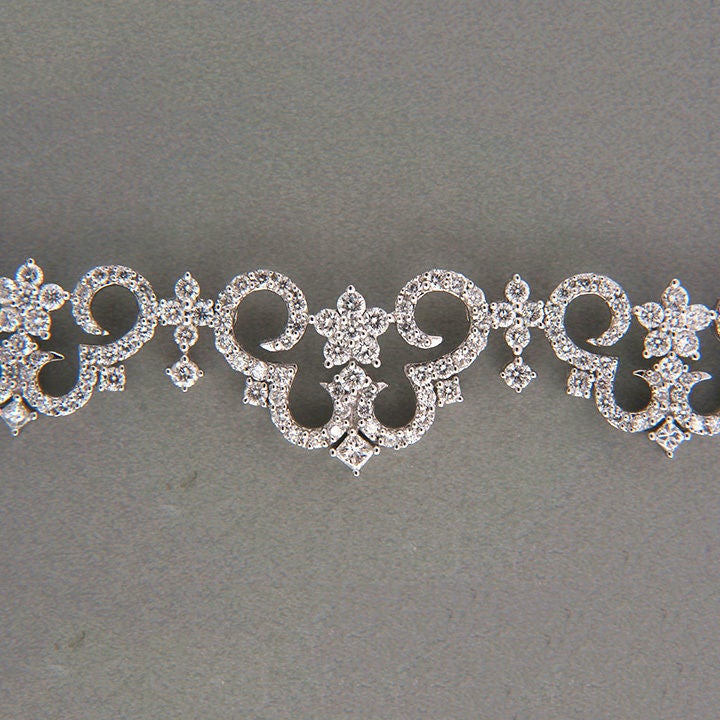Diamond White Gold Necklace 1