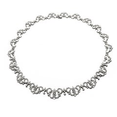 Diamond White Gold Necklace