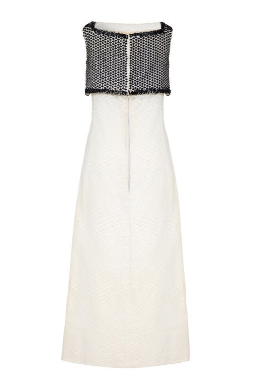 1960s Christian Dior Beaded Silk Dress