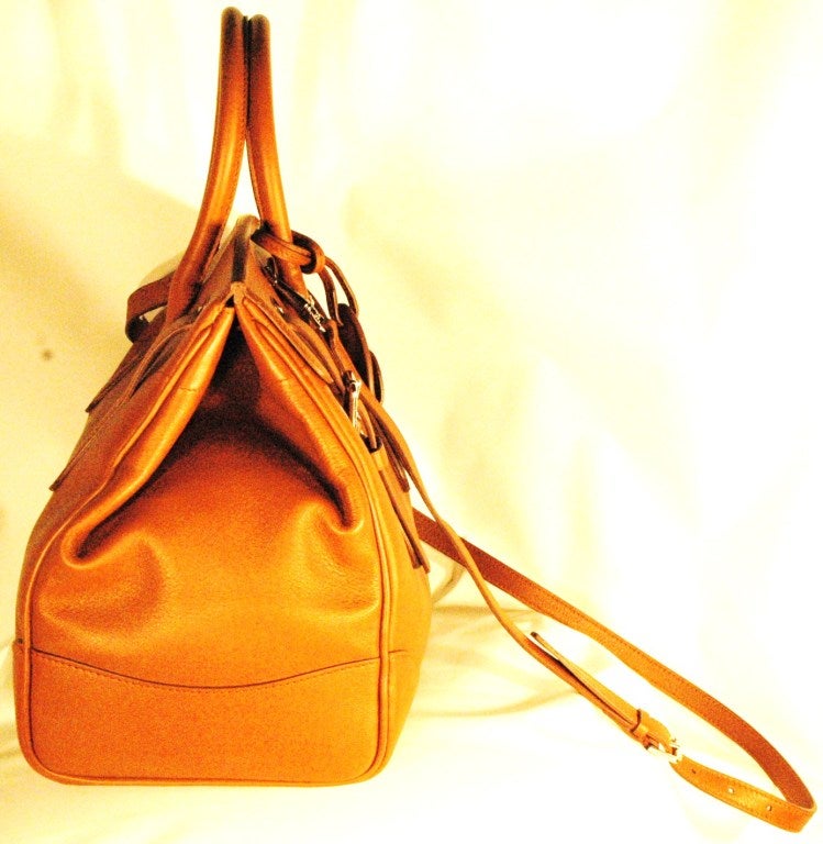 New Ralph Lauren The RIcky Bag Soft Calf 33 Handbag In New Condition In Lake Park, FL