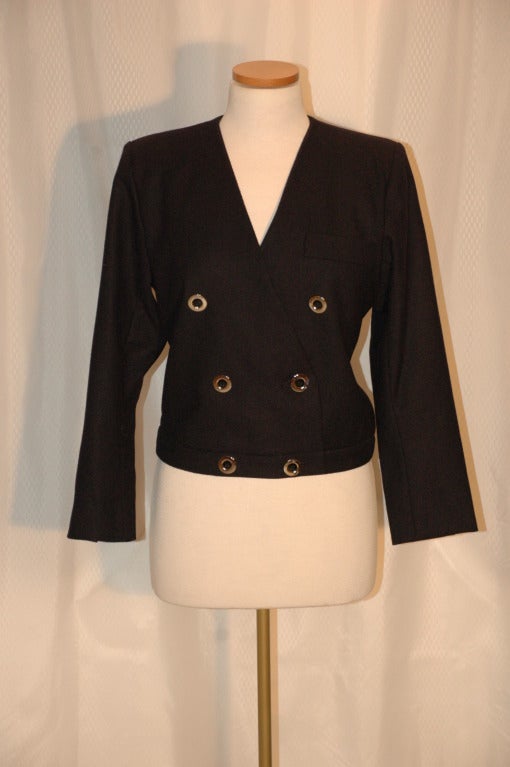 Vintage Yves Saint Laurent Rive Gauche Wool Jacket