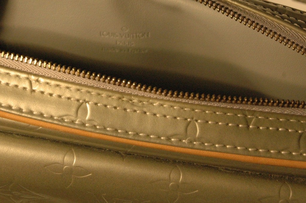 Louis Vuitton 1999 Fulton Silver Vernis Waist Belt Fanny Pack 1