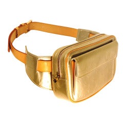 silver louis belt bag