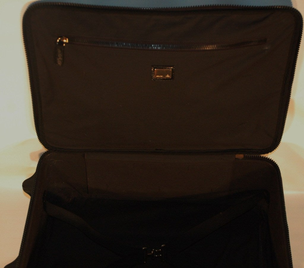 2010 Fendi Multi Color Zucca Rolling Luggage Travel Trolley For Sale 4