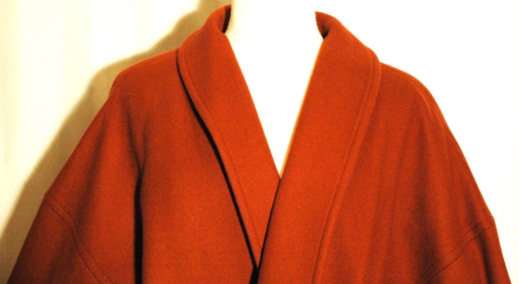 This is a vintage Yves Saint Laurent Rive Gauche wool coat.

70% wool
30% nylon
Made in France
Size 36
Measurements:
bust 44