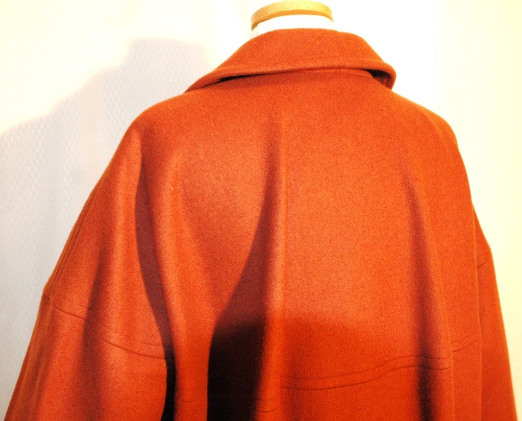 Vintage Yves Saint Laurent Rive Gauche Camel Wool Coat 4