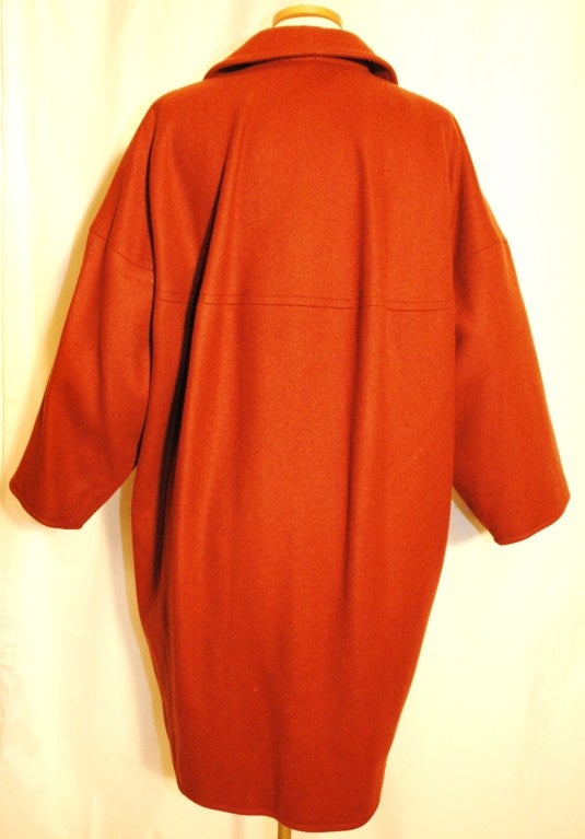 Vintage Yves Saint Laurent Rive Gauche Camel Wool Coat 5