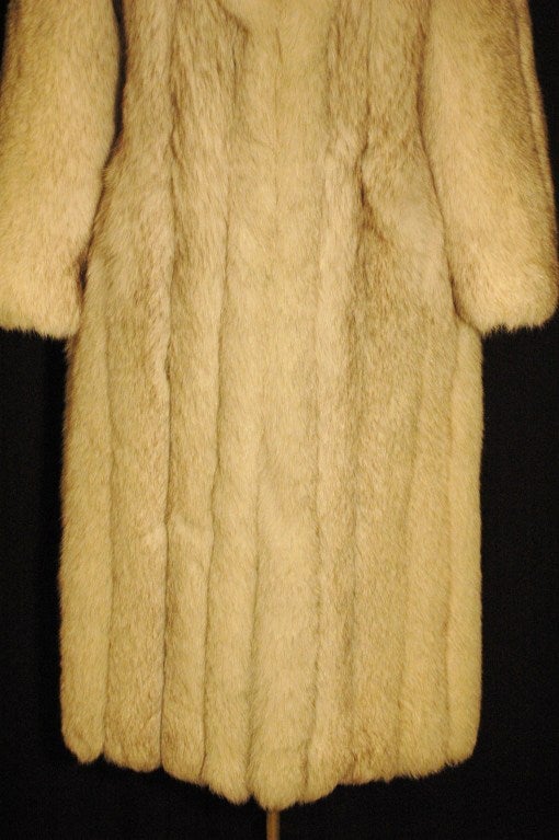 Giorgio Sant Angelo Fur Coat In Excellent Condition For Sale In Lake Park, FL