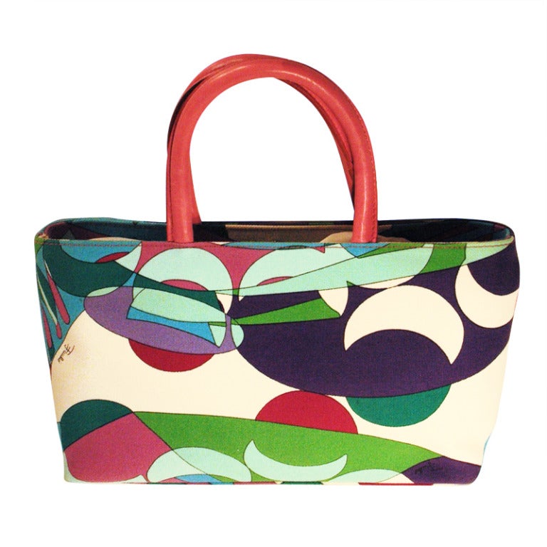 New Emilio Pucci Commessa Tote Handbag at 1stdibs