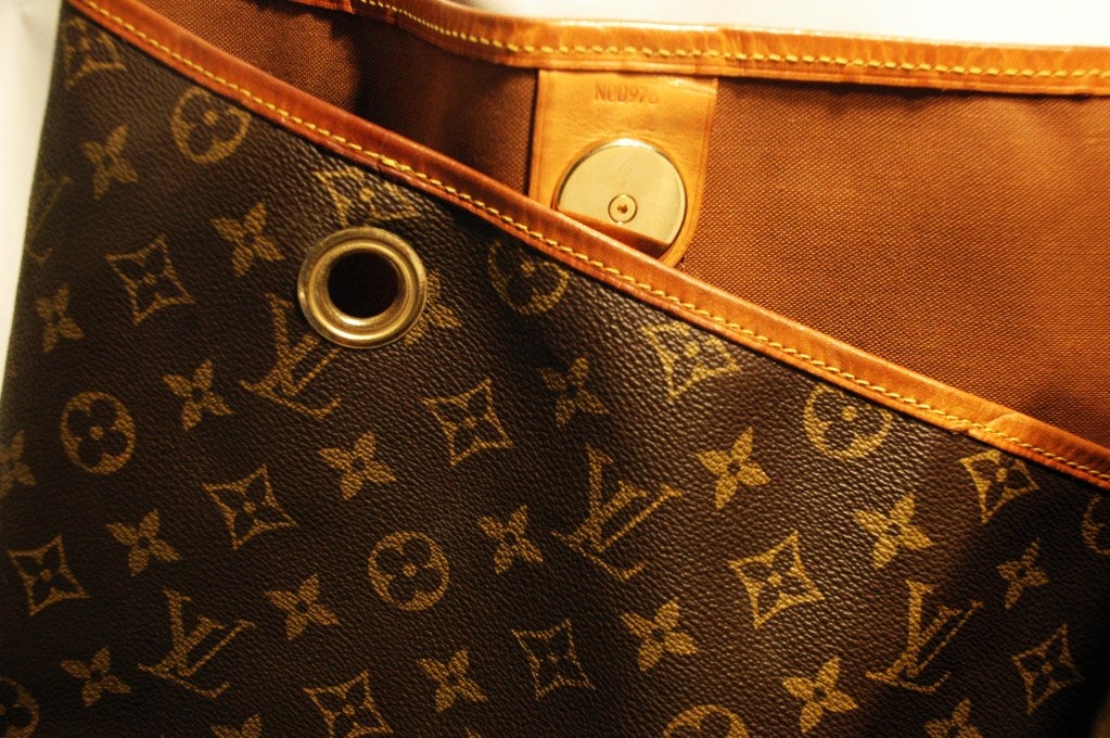 Vintage Louis Vuitton 1996 Sac Marin Sailor Tote Duffle Travel Bag 5