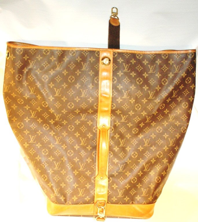 Vintage Louis Vuitton 1996 Sac Marin Sailor Tote Duffle Travel Bag In Good Condition In Lake Park, FL