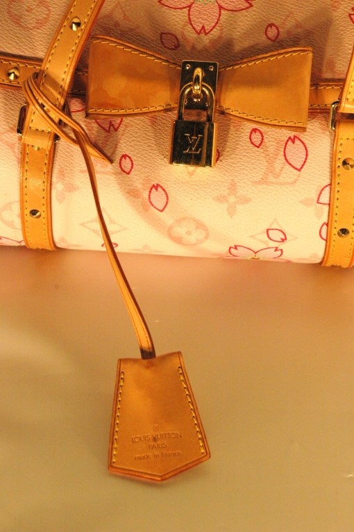 Louis Vuitton Pink Cherry Blossom Papillon Handbag 1