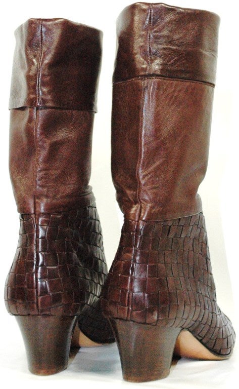 brown bottega boots