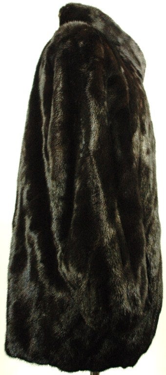 Michael Forrest Black Mink Fur Coat For Sale 3