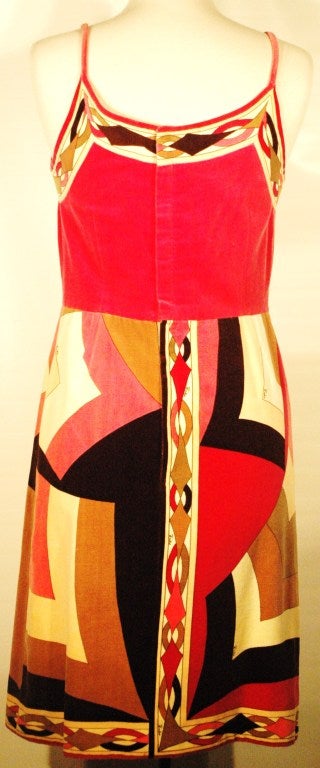 Women's Vintage 1960s Emilio Pucci Jacket & Dress Exclusively for Saks Fifth Avenue sz 14 For Sale