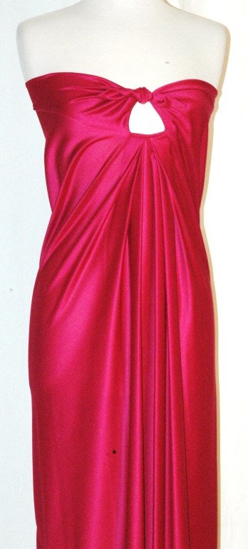 halston heritage pink dress