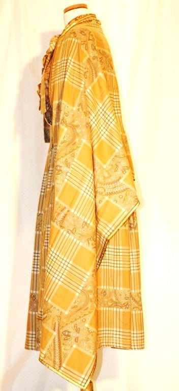 Vintage Yves Saint Laurent Rive Gauche YSL Russian Collection 3pc Wool & Silk Ensemble