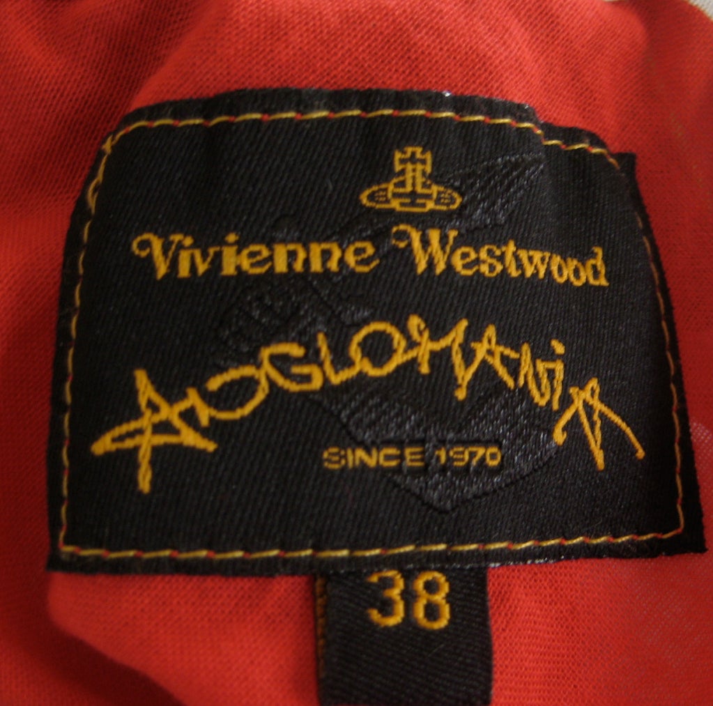 Vivienne Westwood Striped Cotton Dress For Sale 1