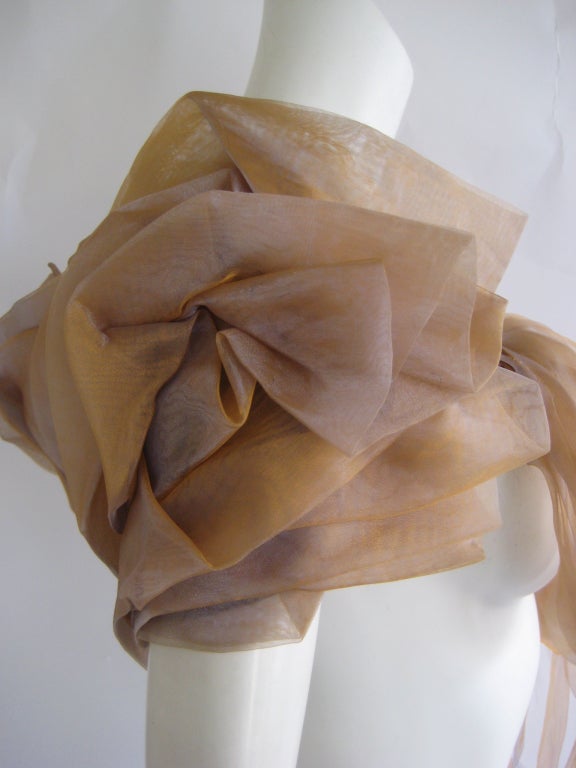 sheer capelet