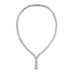 Renesim Round Brilliant Cut Diamond Collier Necklace