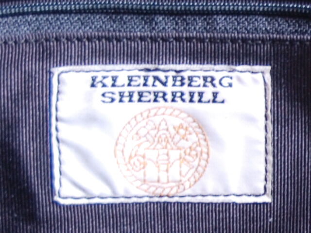 Black Kleinberg Sherril Leather Portfolio/Large Clutch 1
