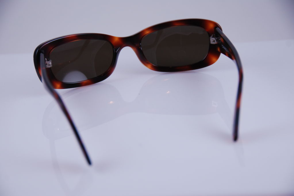 Vintage Chanel Tortoise Shell Sunglasses 4