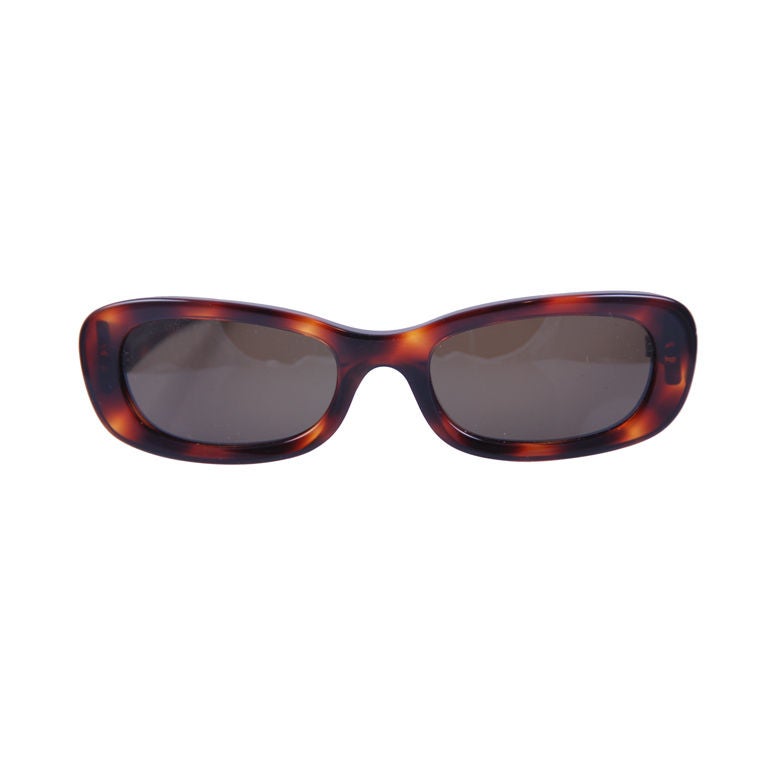 Vintage Chanel Tortoise Shell Sunglasses