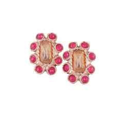 1980's French Kalinger Earrings