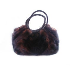 Paola del Lungo Mink Handbag