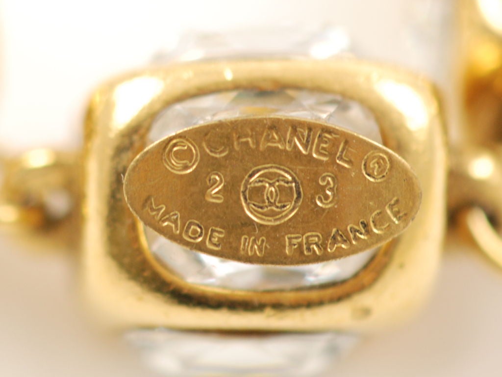 Chanel Rhinestone Necklace 1